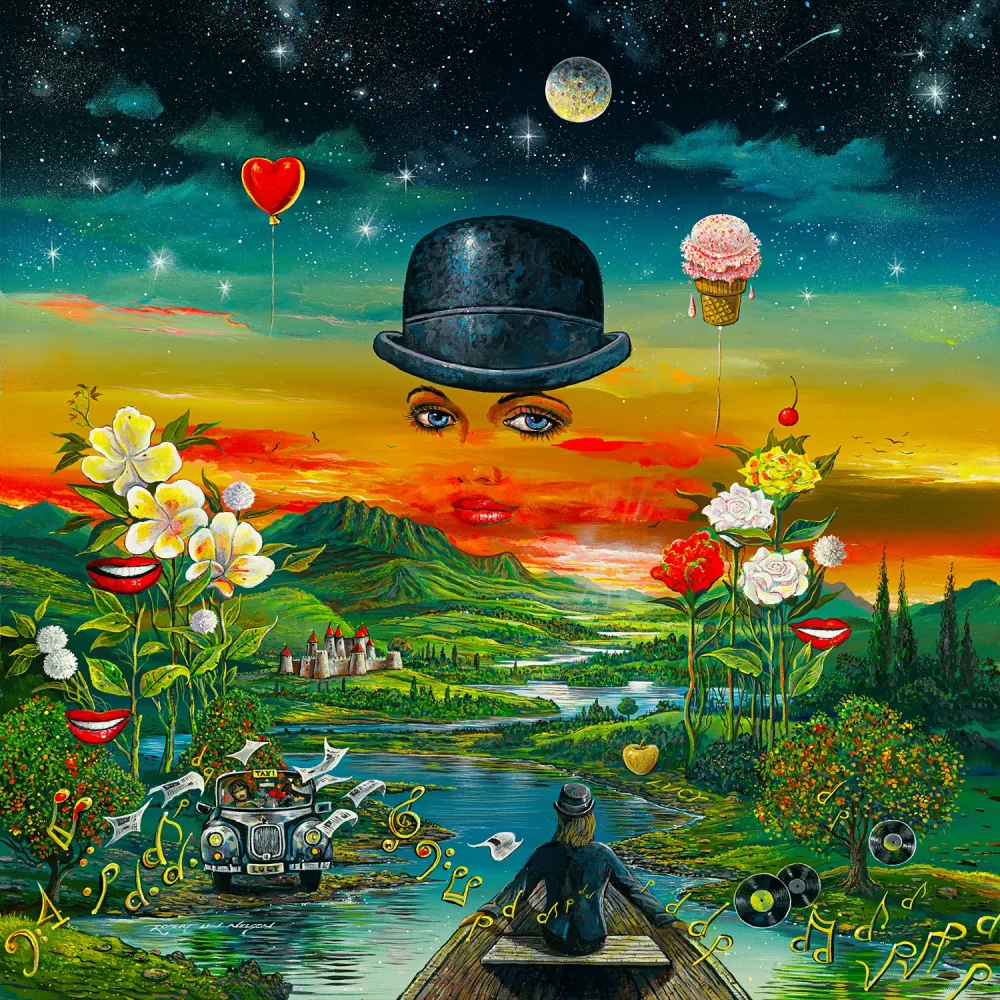 Lucy in the Sky With Diamonds Painting - Beatles Tribute