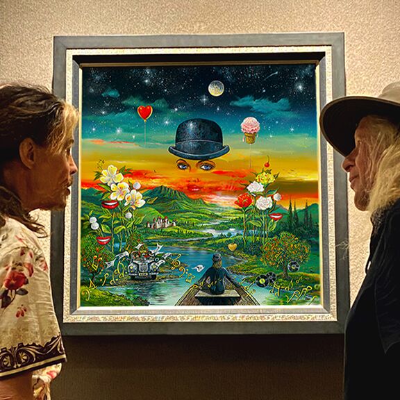 Lucy in the Sky With Diamonds Painting - Beatles Tribute